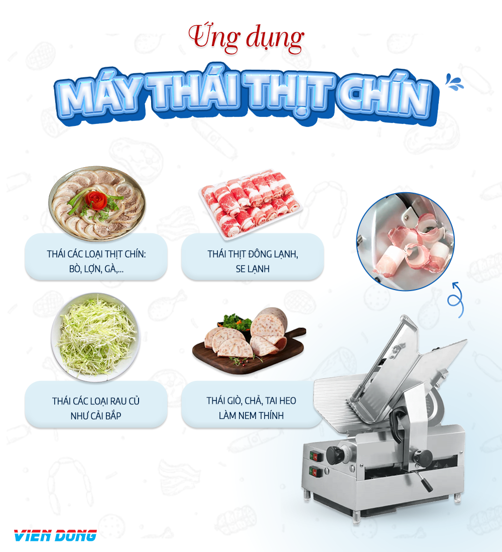 Máy thái thịt chín