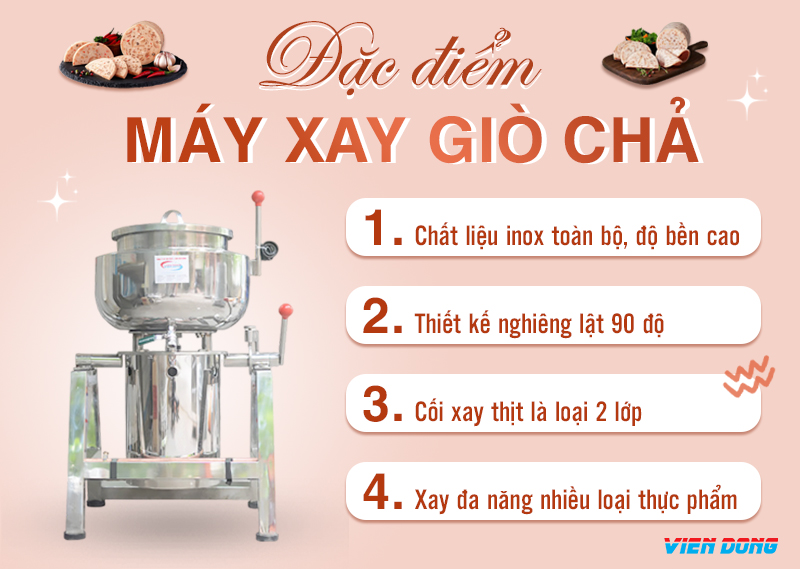 Máy xay chả lụa 15 kg