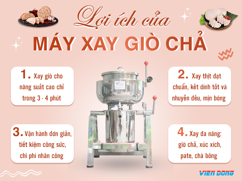 Máy xay chả lụa 15 kg