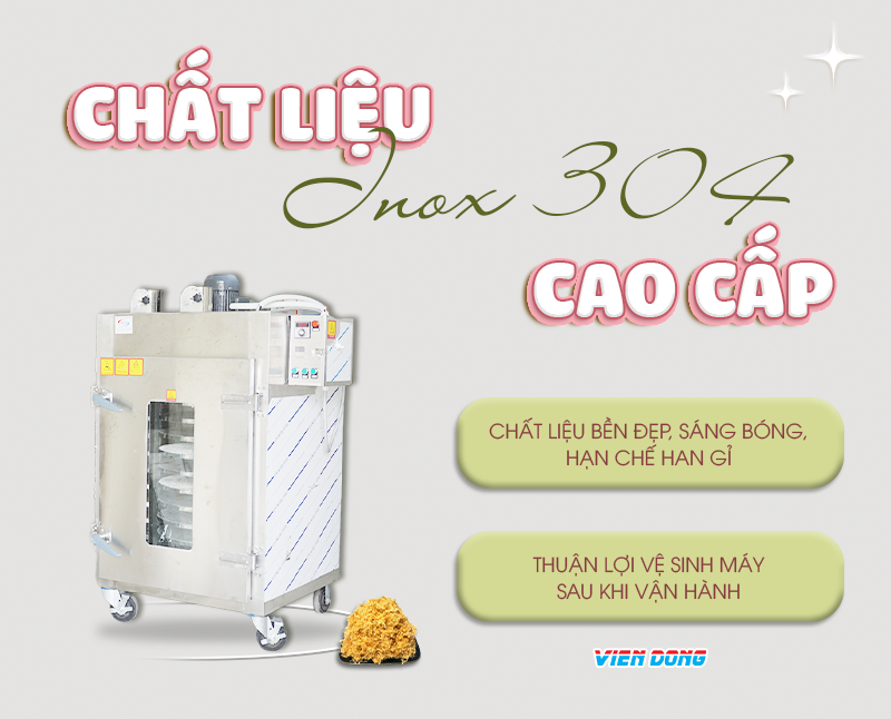 máy sấy chà bông công nghiệp