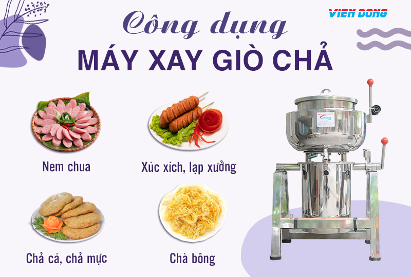 máy xay giò chả công nghiệp