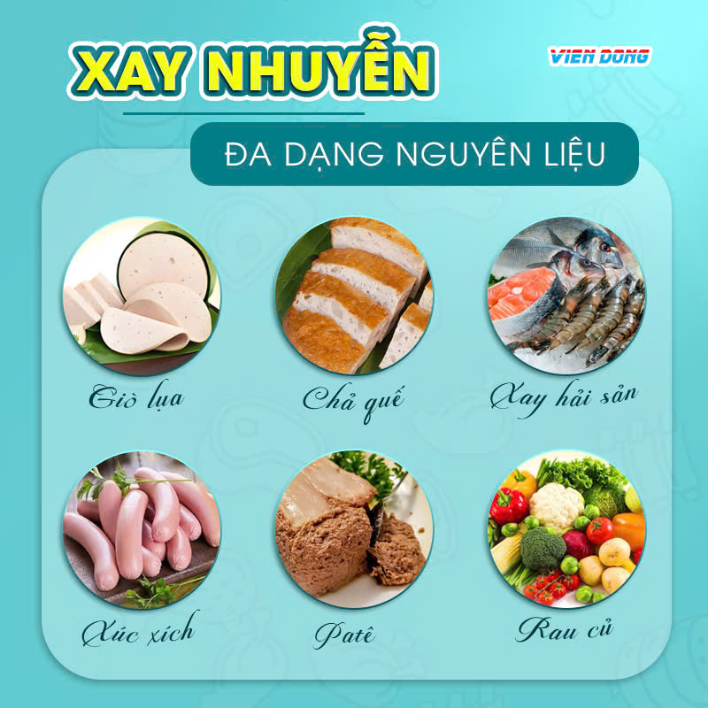 máy xay giò chả công nghiệp