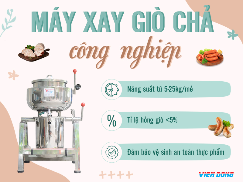 Máy xay giò chả 20 kg 