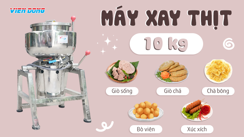 máy xay chả lụa 10kg