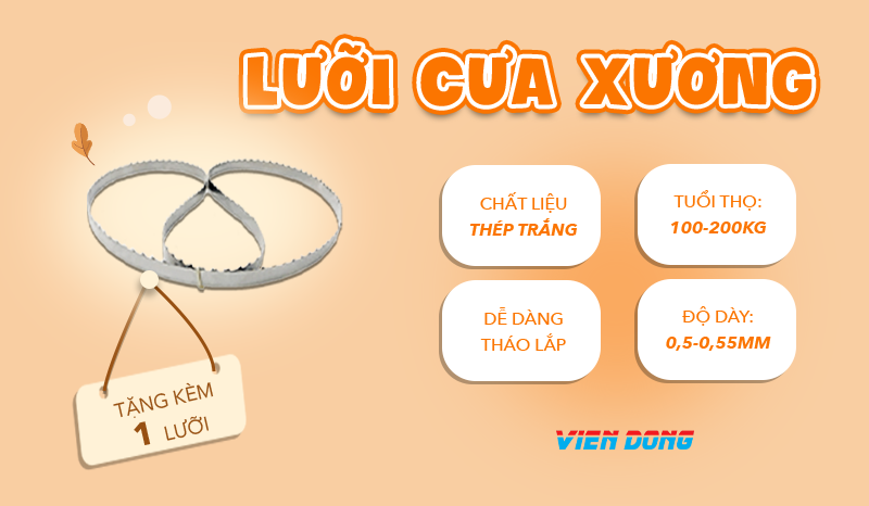 Máy cưa xương cắt cá đông lạnh