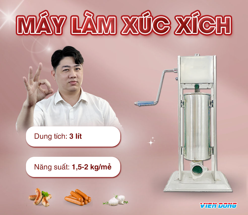 máy nhồi xúc xích gia đình