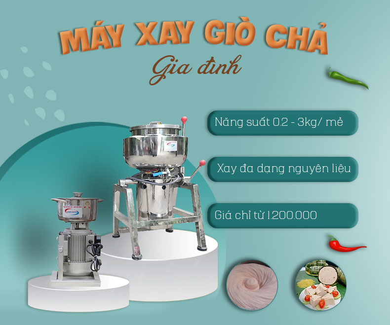 máy xay giò chả gia đình