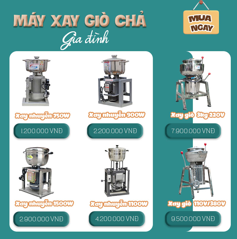 máy xay giò chả gia đình