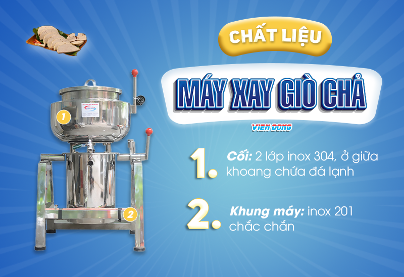 giá máy làm giò chả